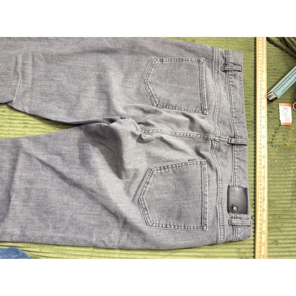 Luxury Vintage Z Zegna Mens Straight Leg Jeans Grey Wash Size 37x33 EE19 - Picture 8 of 12